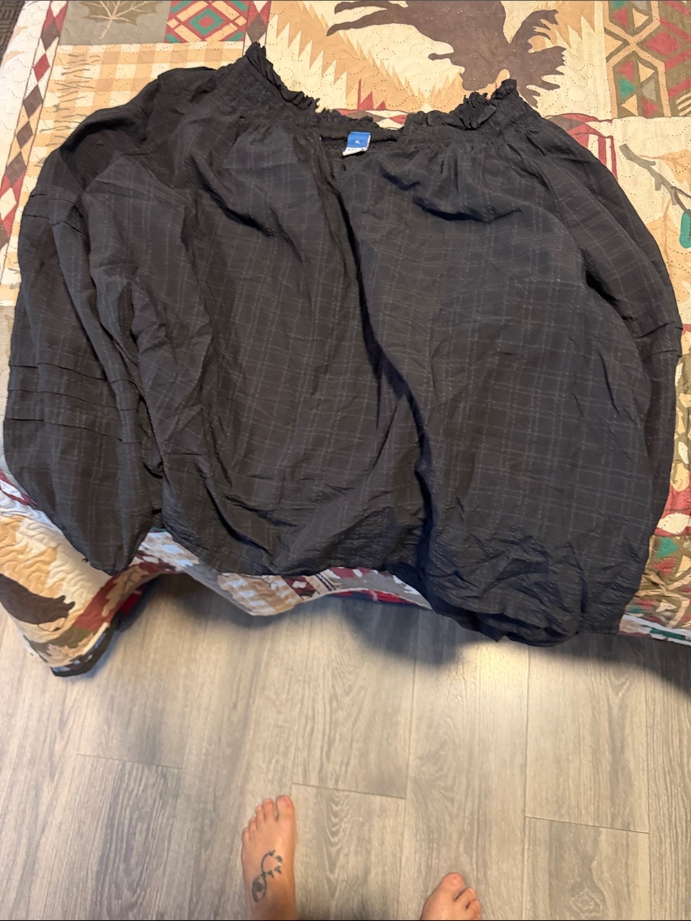 Black women’s Casual Long-Sleeve Shirt